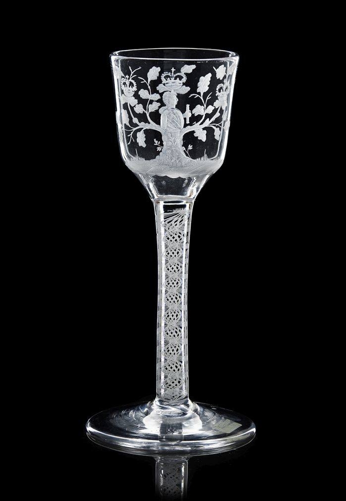 Boscobel oak glass